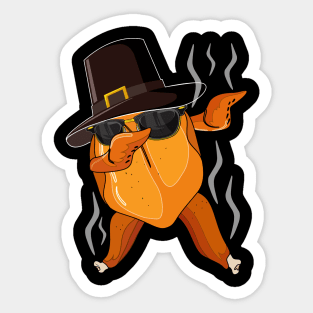 Dabbing Turkey Describe your design in a short sentence or two! Sticker